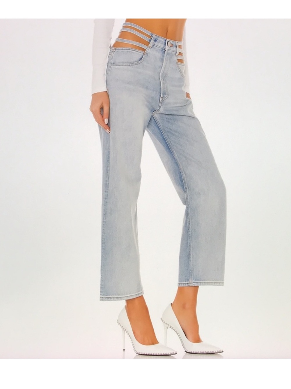 3x1 NYC Mimi Cuttrell Cutout Jeans – Size 25